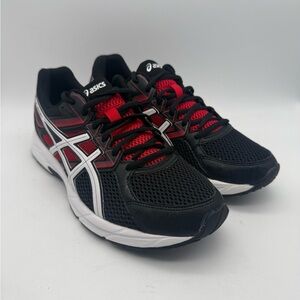 BRAND NEW 2015 ASICS Gel-Contend 3 T5F4N Onyx/Snow/Red Sneakers Size 10.5